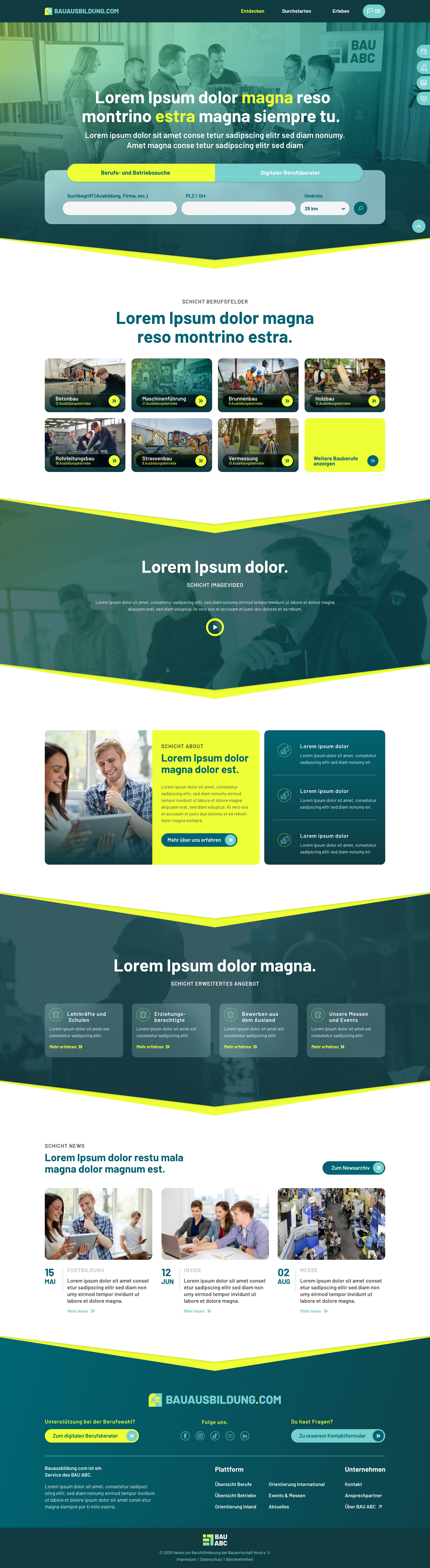 Bauausbildung